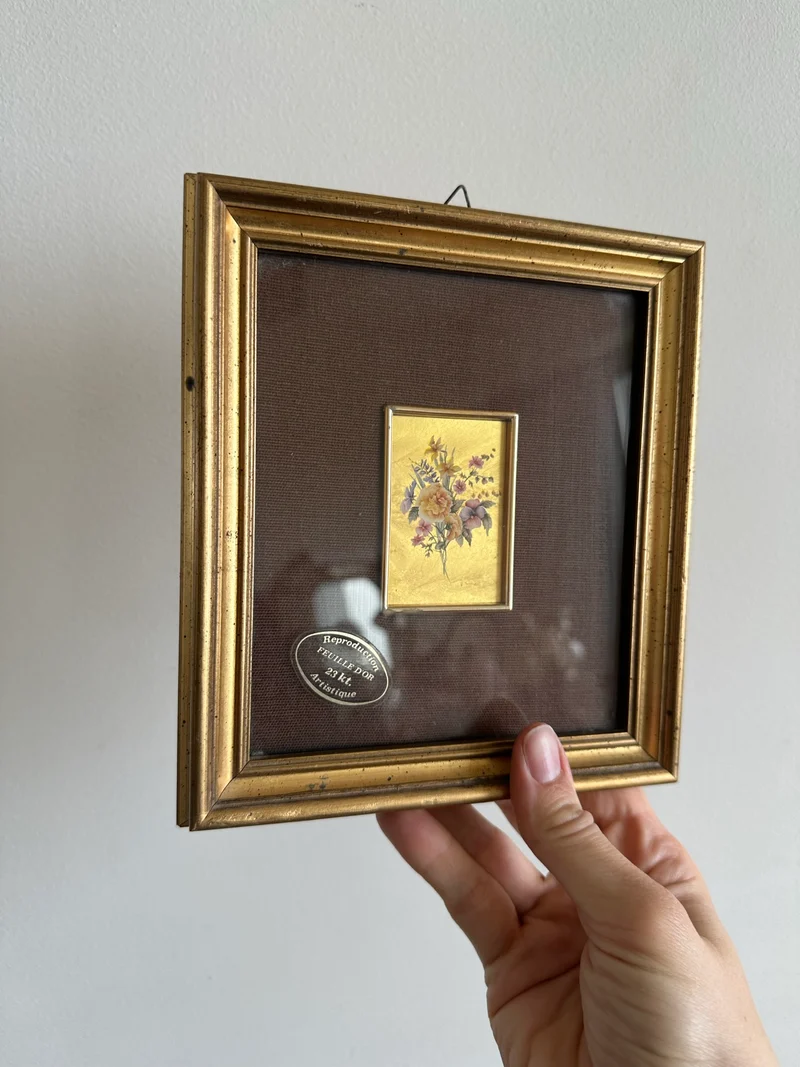 Chromolithographies d'Art à la feuille d'or