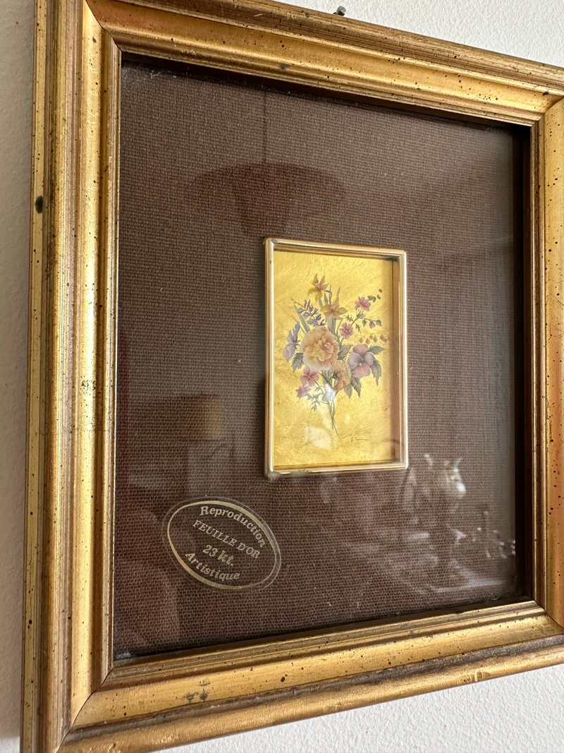 Chromolithographies d'Art à la feuille d'or
