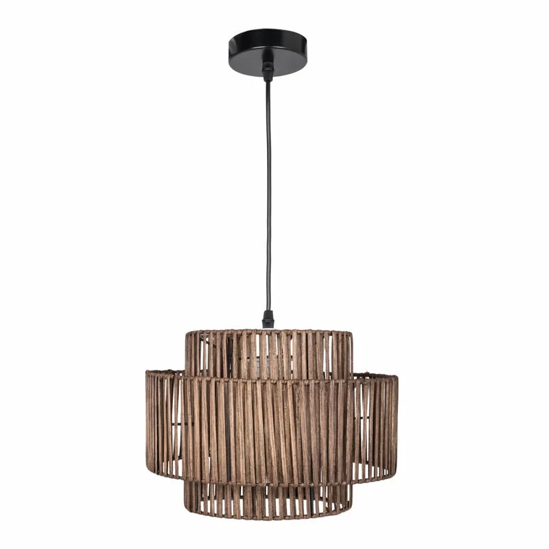 Lampe Suspendue Rotin