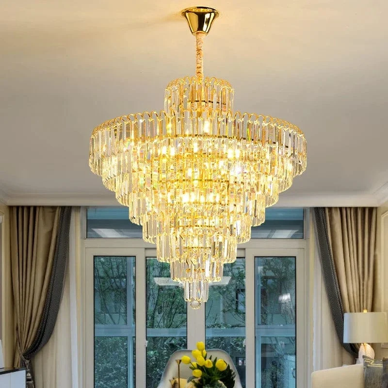 Chandelier Geant en Verre
