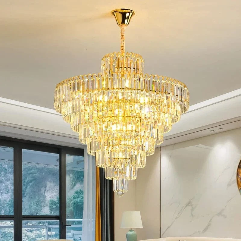 Chandelier Geant en Verre