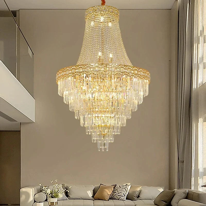 Grand Lustre en Verre