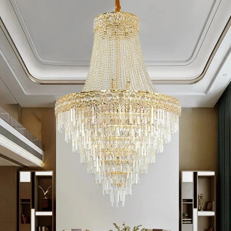 Grand Lustre en Verre