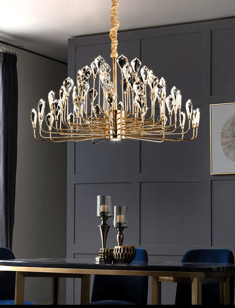 Lustre Industriel Dore Salle A Mangaer