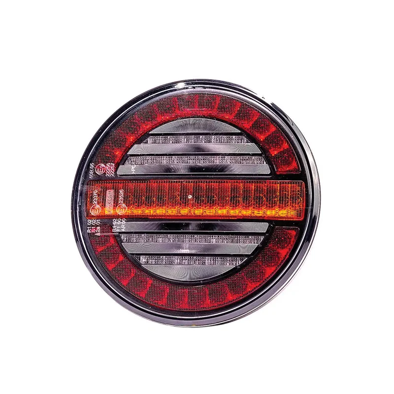 Lampe de remorque ronde de style hamburger Fristom avec indicateur dynamique