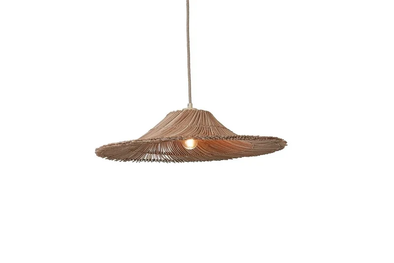 Lustre en Rotin pour Cuisine