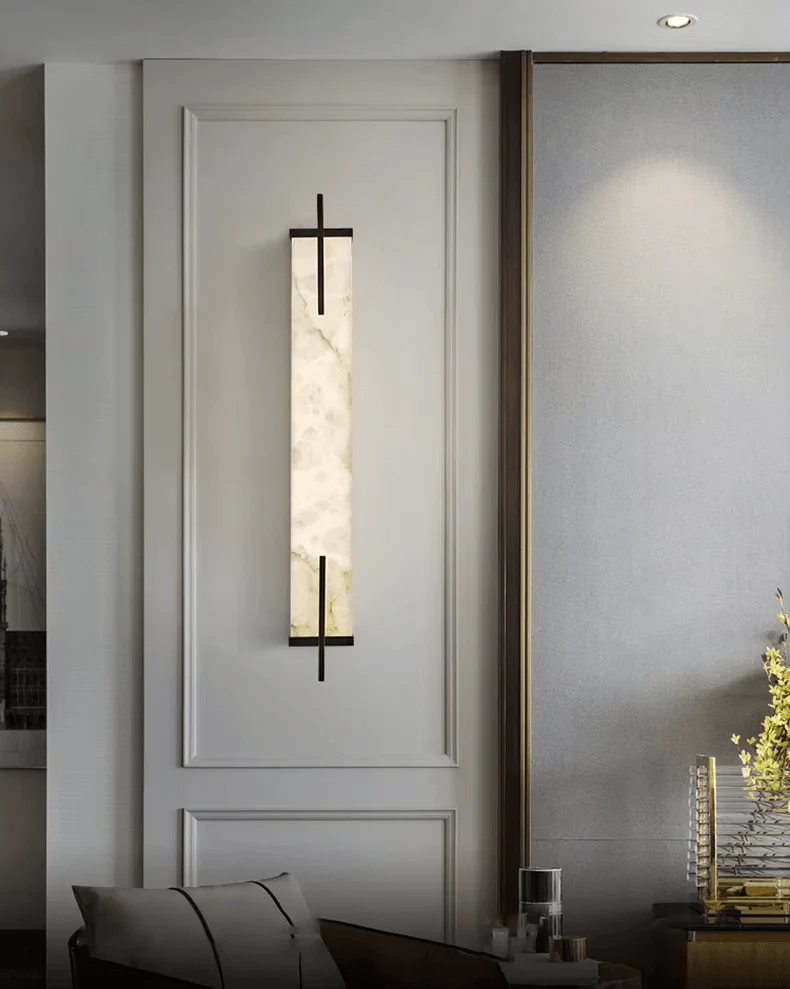 Applique LED Marbre Style Japonais