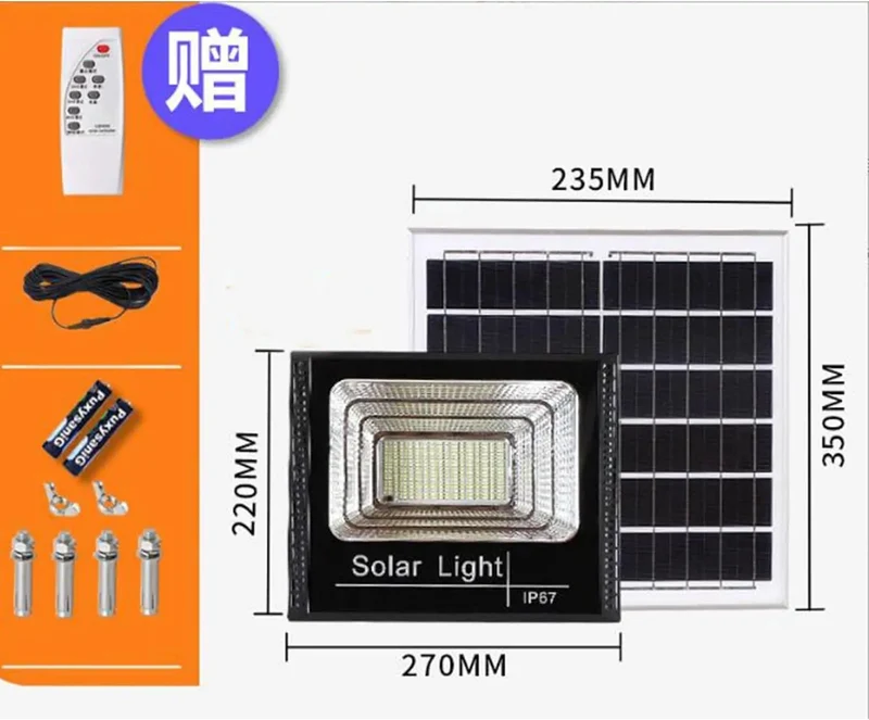 Heavy Duty 800W Led Solar Floodlight With Remote Control IP66 Waterproof Outdoor Spotlight For Backyards And Driveways Rugged Badass Design Super Bright Nighttime Security