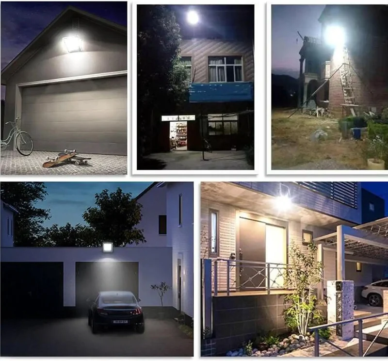Heavy Duty 800W Led Solar Floodlight With Remote Control IP66 Waterproof Outdoor Spotlight For Backyards And Driveways Rugged Badass Design Super Bright Nighttime Security