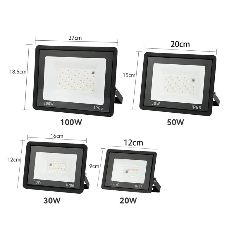Gotta Love That Rgb Led Floodlight With Ip66 Waterproof Build For Yards And Patios High Output Ac 220V Energy Savvy Wall Pack Lights To Pump Up The Evening Glow On Courts And Gardens
