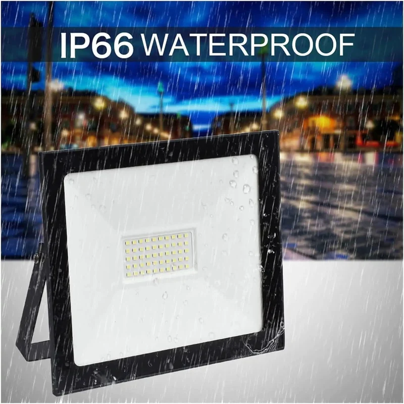 Rock Solid 30W Led Flood Light Offering Switchable Cool And Warm White Modes For Dependable Outdoor Security Backyard Lighting And Commercial Warehouse Setup Jobs
