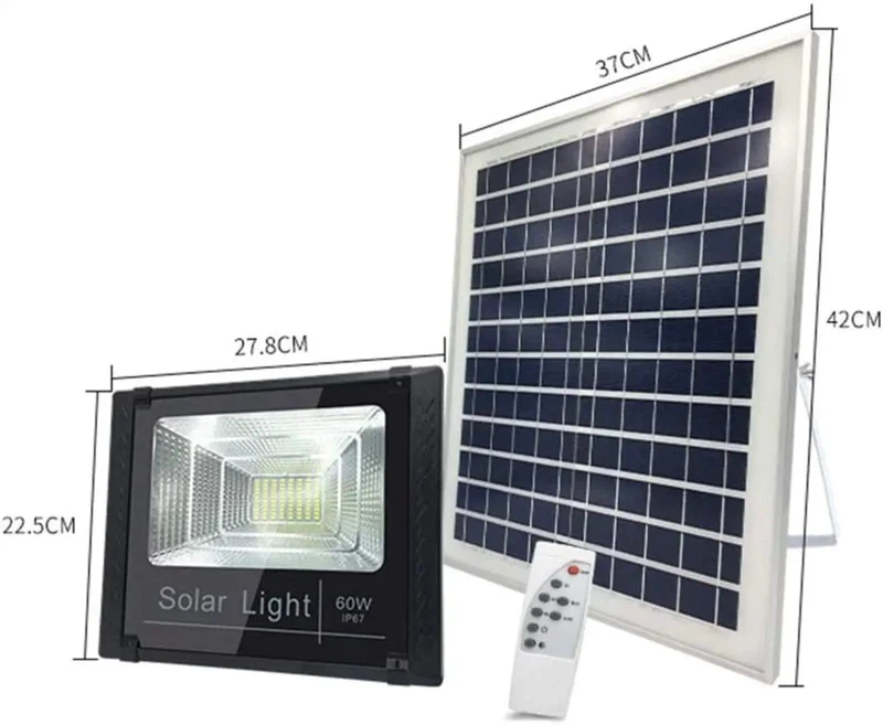 Hella Bright 60W Solar Flood Lights With Tough IP67 Waterproof Build Automatic Dusk To Dawn Light Sensor No Sweat Install For Backyard And Driveway Reliable Led Nighttime Lighting