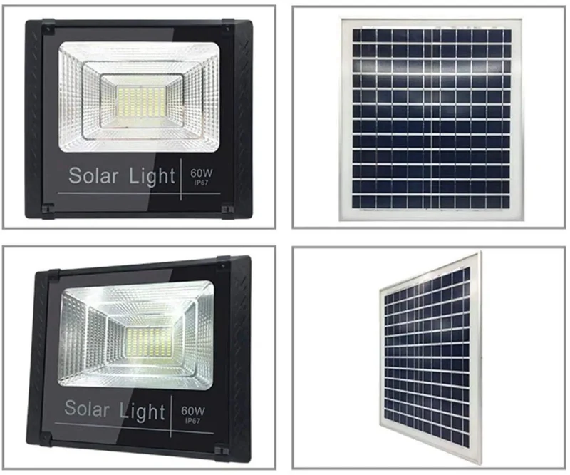 Hella Bright 60W Solar Flood Lights With Tough IP67 Waterproof Build Automatic Dusk To Dawn Light Sensor No Sweat Install For Backyard And Driveway Reliable Led Nighttime Lighting