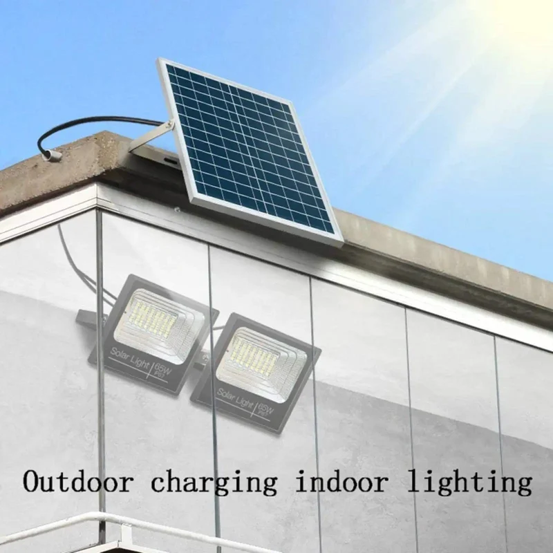 Super Bright Dual Head Solar Flood Lights With Remote Control Built Tough Outdoor Security Lighting Rock Solid Waterproof IP65 Rated High Output Led Arrays Zero Utility Costs