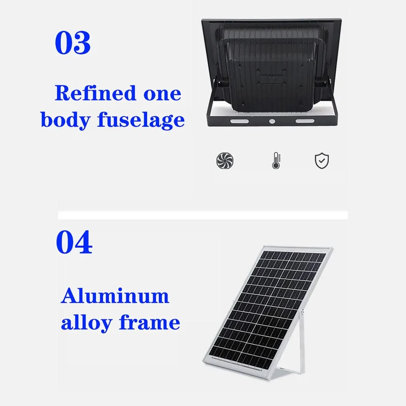 Rock Solid Solar Security Lights And High Output LED Floodlights With IP67 All Season Weather Shielding For Driveways Fences And Porches Featuring Instant Motion Triggered Bright Night Glow