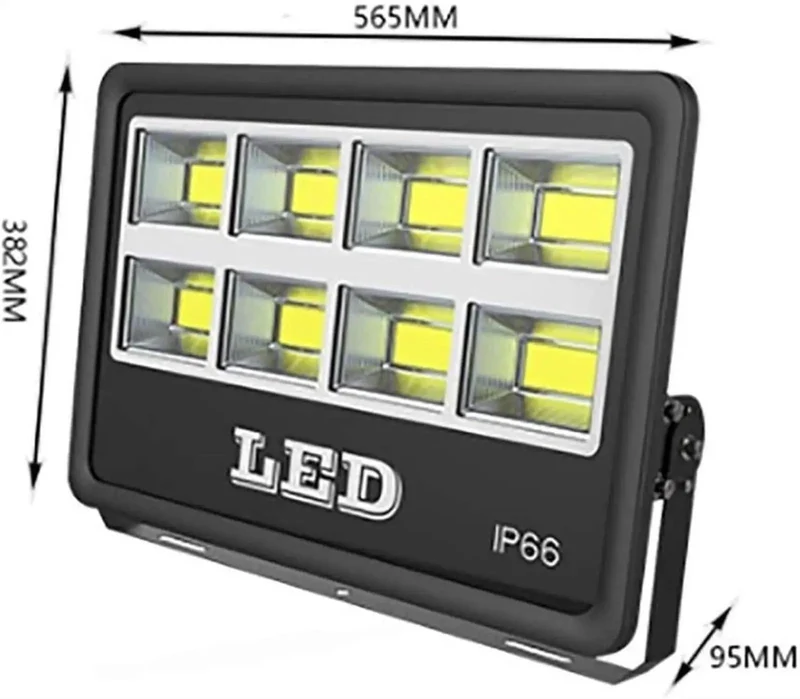 Heavy Duty 400W Led Floodlight Rock Solid IP65 Waterproof Outdoor Area Spot Lamp High Lumen Aluminum Housing For Backyard And Warehouse Badass Commercial Security Lighting