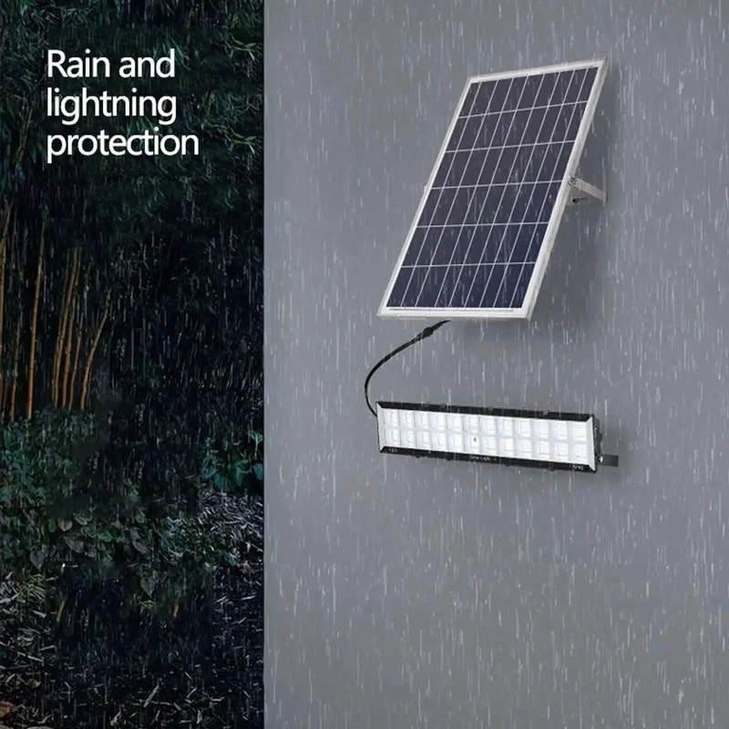 Heavy Duty Solar Powered Flood Lights Outdoor Waterproof Led With Remote Wide Angle Knockout Brightness No Sweat Setup For Yard Driveway Pool Garage And Court