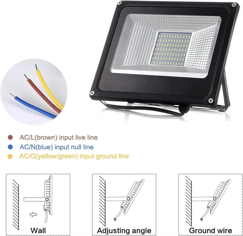 Heavy Duty Led Flood Light With Badass Brightness And Rock Solid Waterproof Construction Designed For Outdoor Security Yard Makeovers And Driveway Illumination Tasks