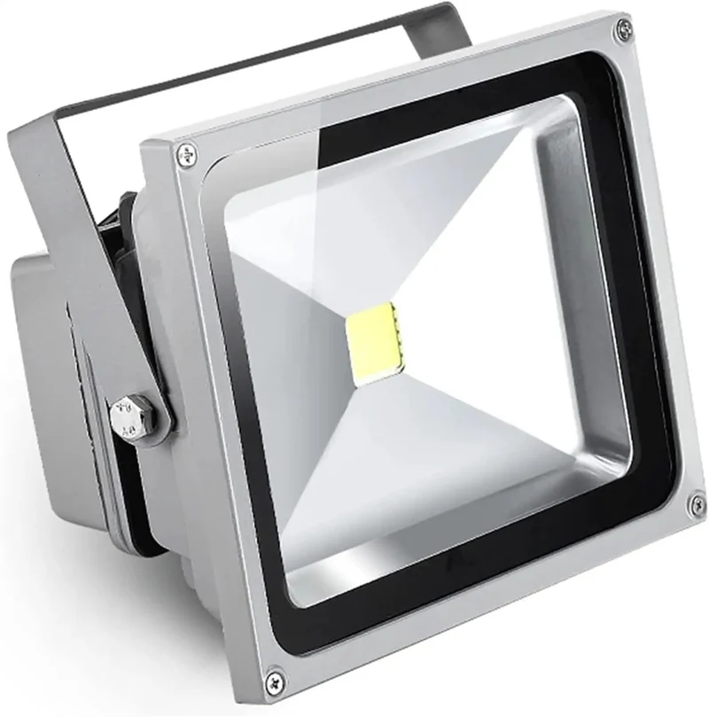 Outdoor LED Flood Light Built For Backyard Security Hella Bright Warm White Output Solid Aluminum Build And 140 Degree Beam Angle To Crank Out Serious Light During Dark Nights Without Glare
