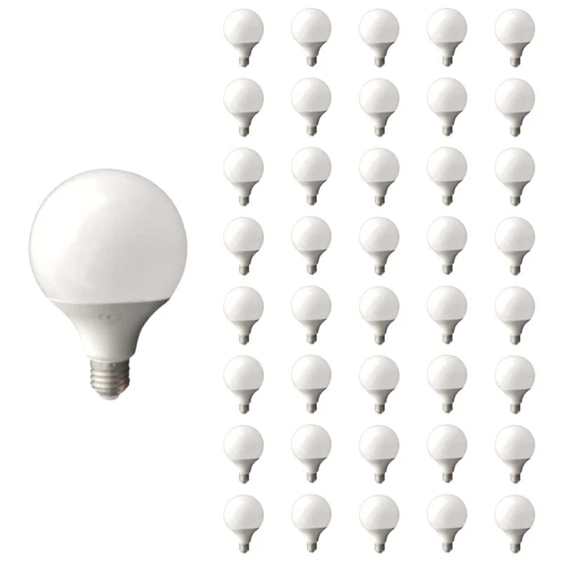 Pack de 40 - Ampoule LED E27 12W 220V G95 300° Globe