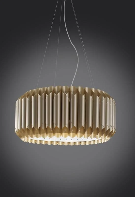 Suspension polilux LOUISE Ø 50 ou 60 cm or
