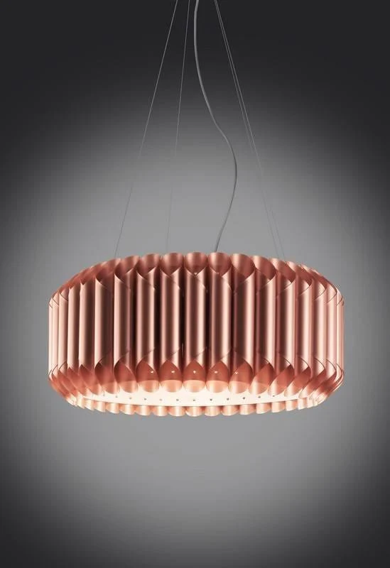 Suspension polilux LOUISE Ø 50 ou 60 cm cuivre
