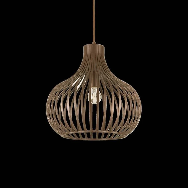 Suspension ONION marron effet métallique D38