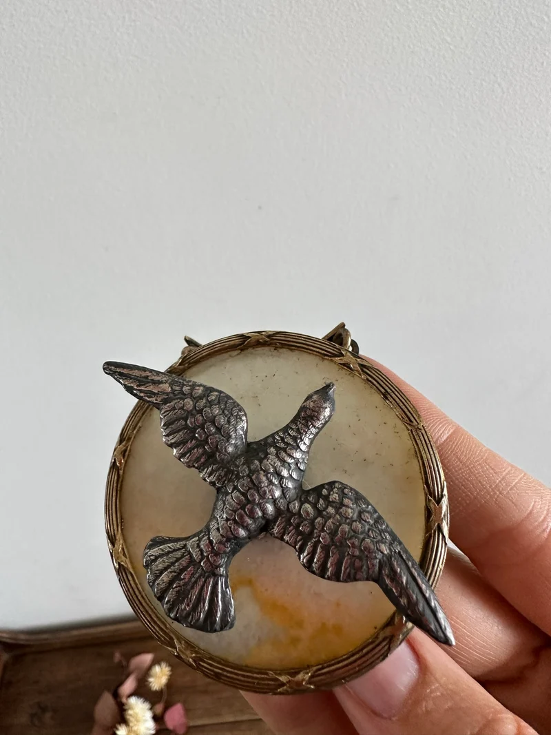 Ornement époque Napoléon III mésange