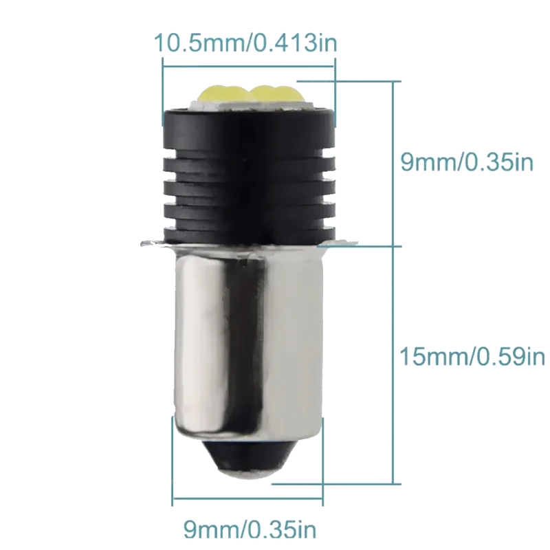 Ampoule LED P13,5S 9-30V pour lampe de poche Maglite