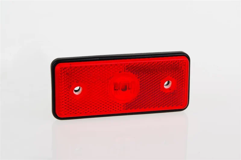 Feu de position rectangulaire mince à LED avec réflecteur