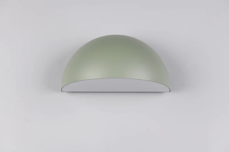 Lampe abat jour mural vert pastel