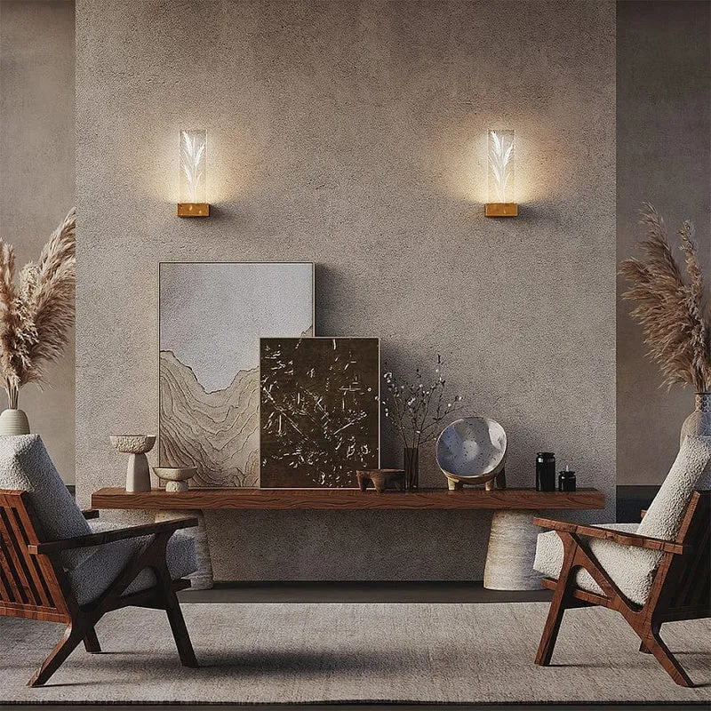 Décoration Murale Lumineuse en Verre