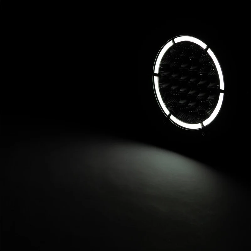 Lampe de conduite à DEL avec halo de feux de position / 7.5"