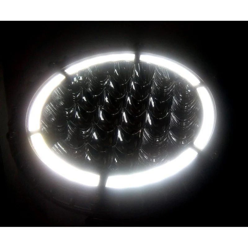 Lampe de conduite à DEL avec halo de feux de position / 7.5"