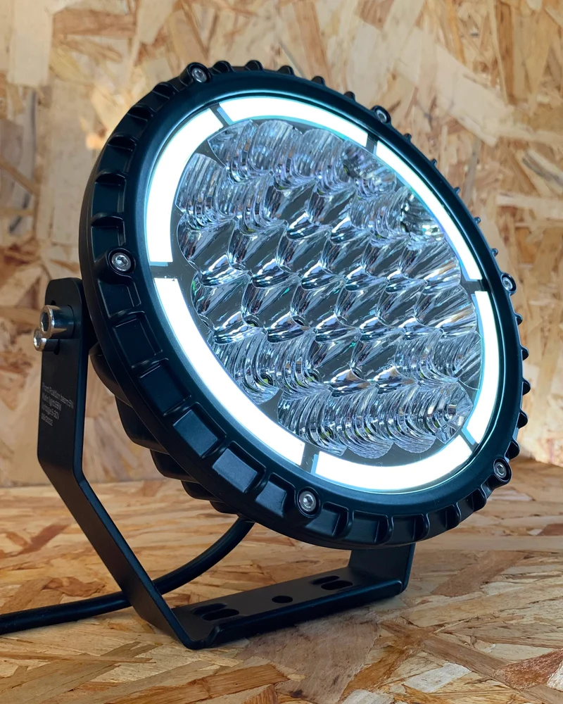 Lampe de conduite à DEL avec halo de feux de position / 7.5"