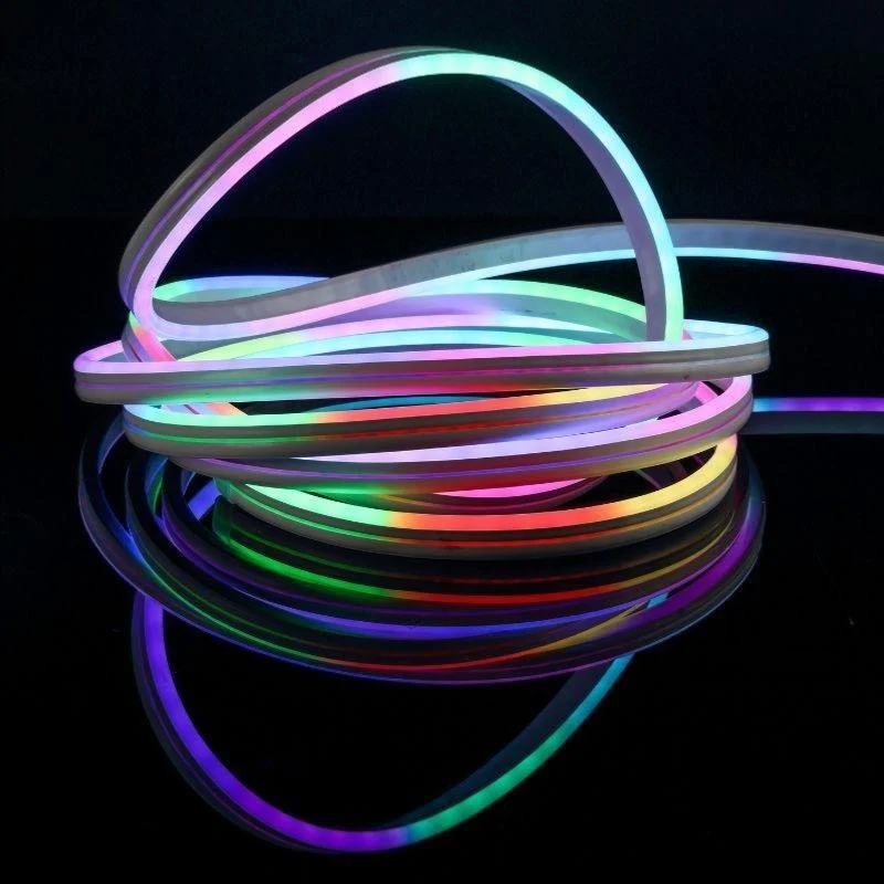 Néon Flexible Connecté LED RGBIC Tuya 24V 10M 60LED/m IP65