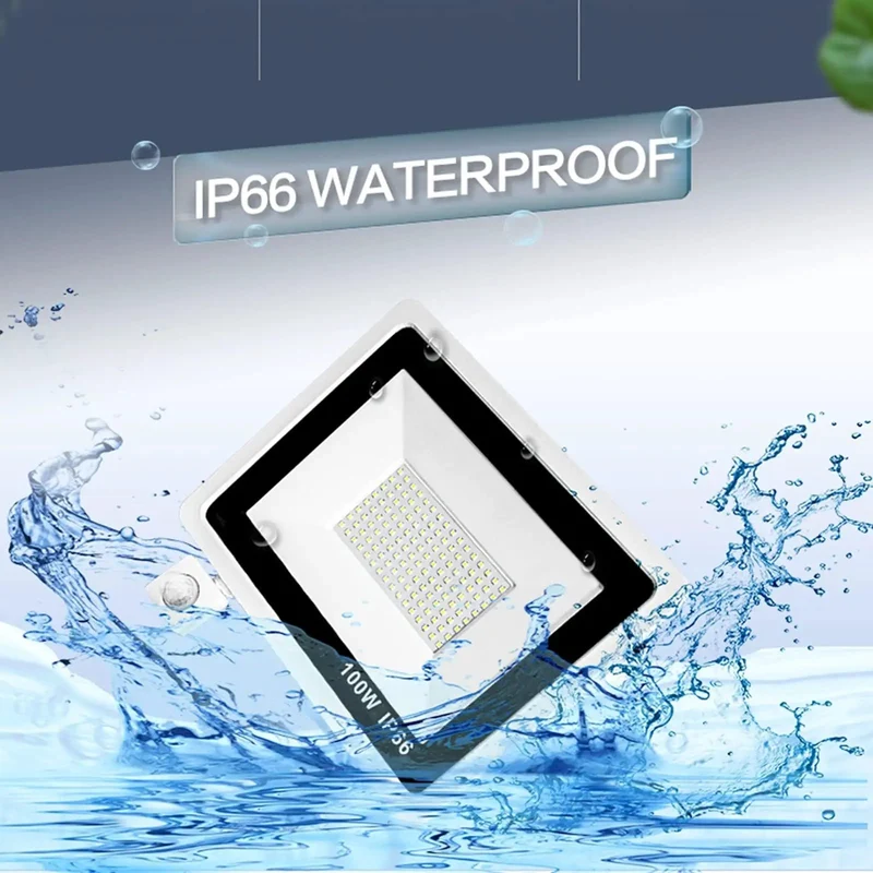 Ultra Bright Led Floodlight With Motion Sensor And Weatherproof Housing For Robust Outdoor Security Lighting Adjustable 10 To 100 Watts Drops Serious Glow On Yards Driveways Or Pads While Slashing Monthly Utility Costs Down