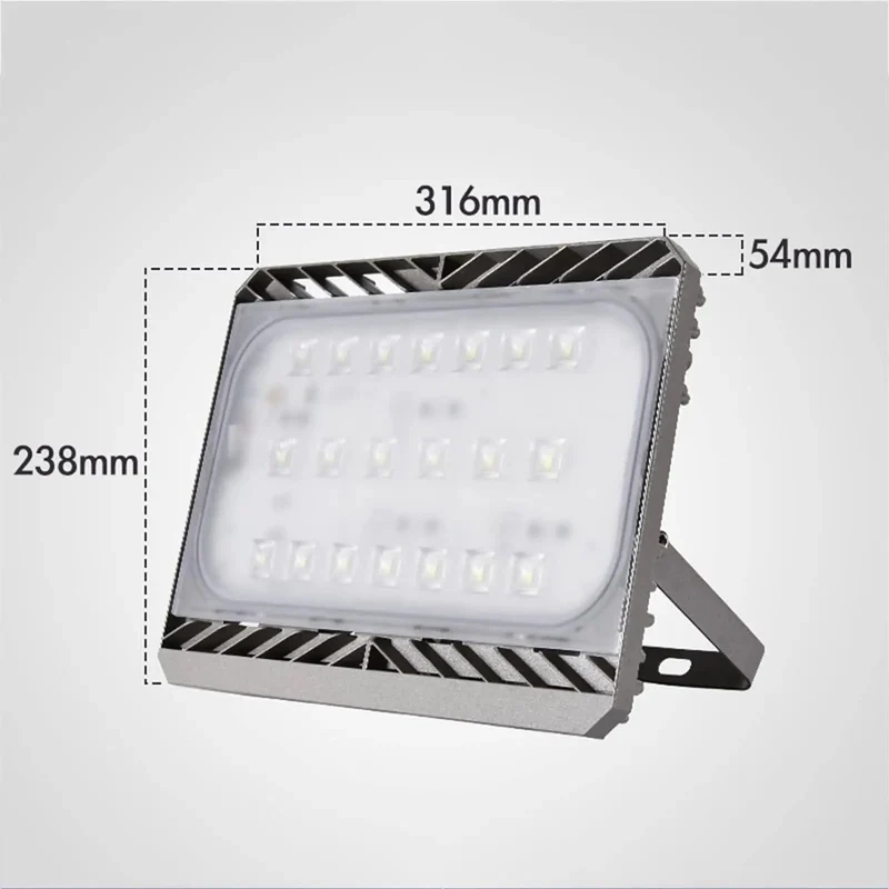Crushing Brightness Led Floodlight Outdoor Security Light With Badass Weather Resistant Housing And Kickin Flex Mount Options In 18W 50W Or 150W For Driveway Yard And Garage Night Setup