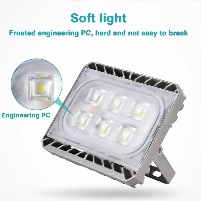 Crushing Brightness Led Floodlight Outdoor Security Light With Badass Weather Resistant Housing And Kickin Flex Mount Options In 18W 50W Or 150W For Driveway Yard And Garage Night Setup