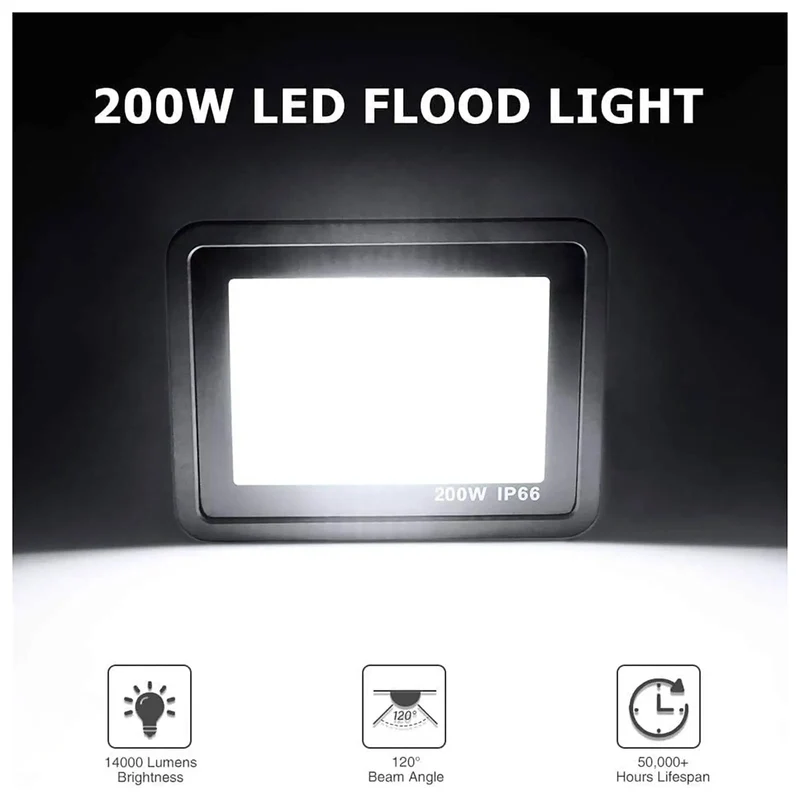 Heavy Duty Led Flood Light With IP66 Waterproof Security Spotlight Built Different Commercial Outdoor Lighting Serious Glow Stable Circuitry And Adjustable Mount Gets The Heavy Lifting Yard After Yard