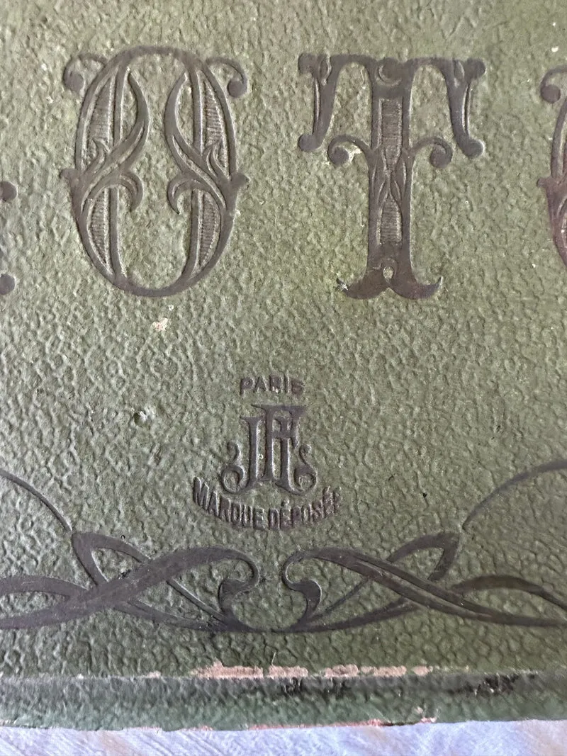 Boite de jeu du loto début XXème