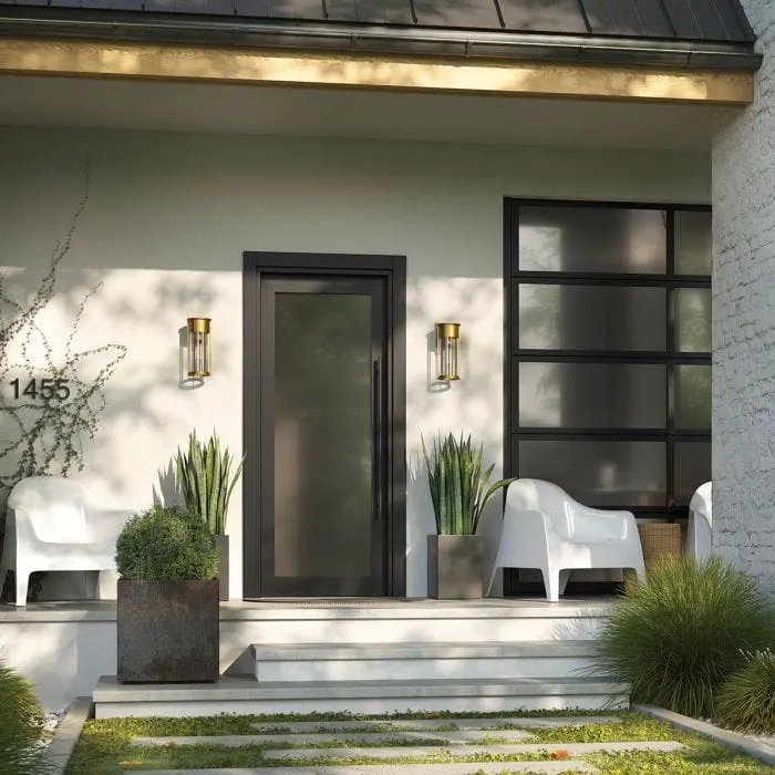 Luminaire Laiton d'Exterieur pour Facade