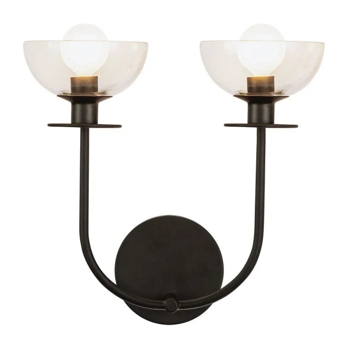 Luminaire Mural Double Noir Contemporain