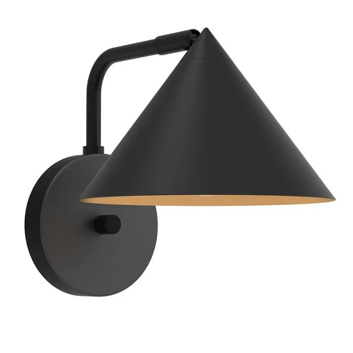 Lampe Murale Noir Mat Style Japonais