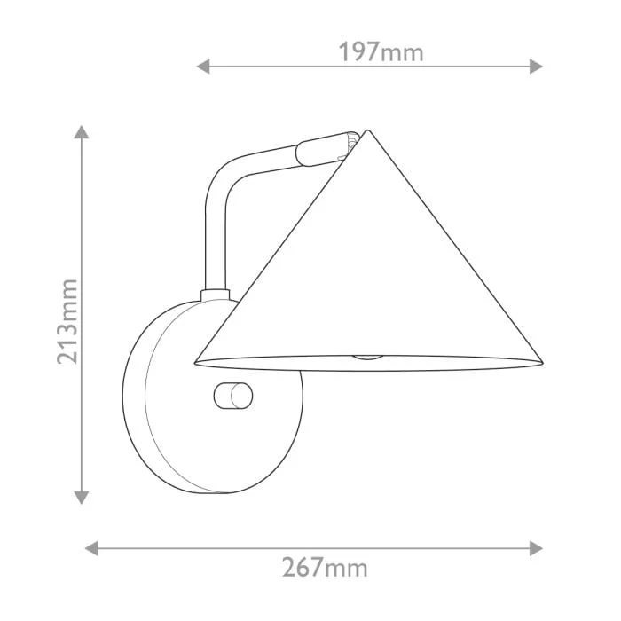 Lampe Murale Noir Mat Style Japonais