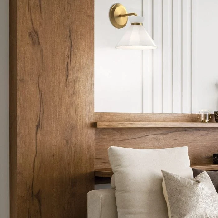 Lampe Murale Laiton Minimaliste