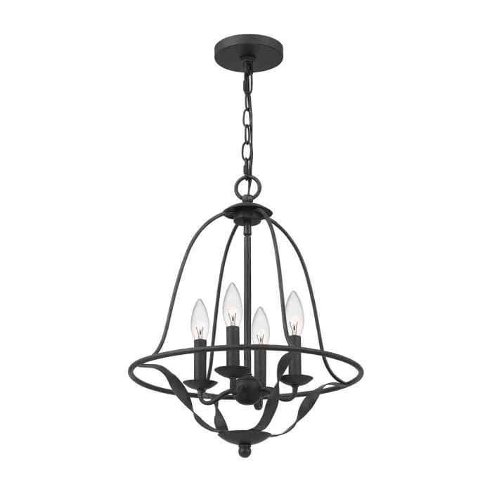 Luminaire Chandelier Noir pour Cuisine