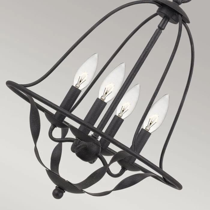 Luminaire Chandelier Noir pour Cuisine