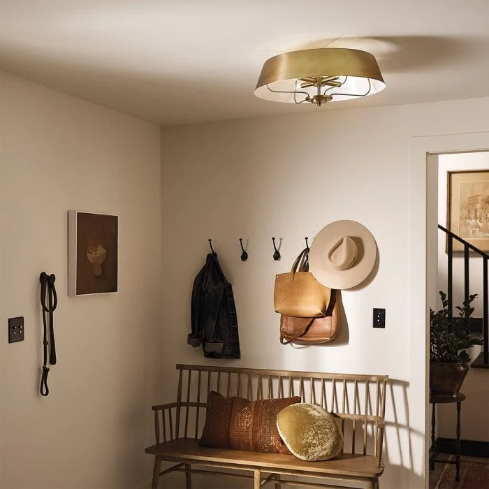 Lustre Suspension Retro Chic Doré