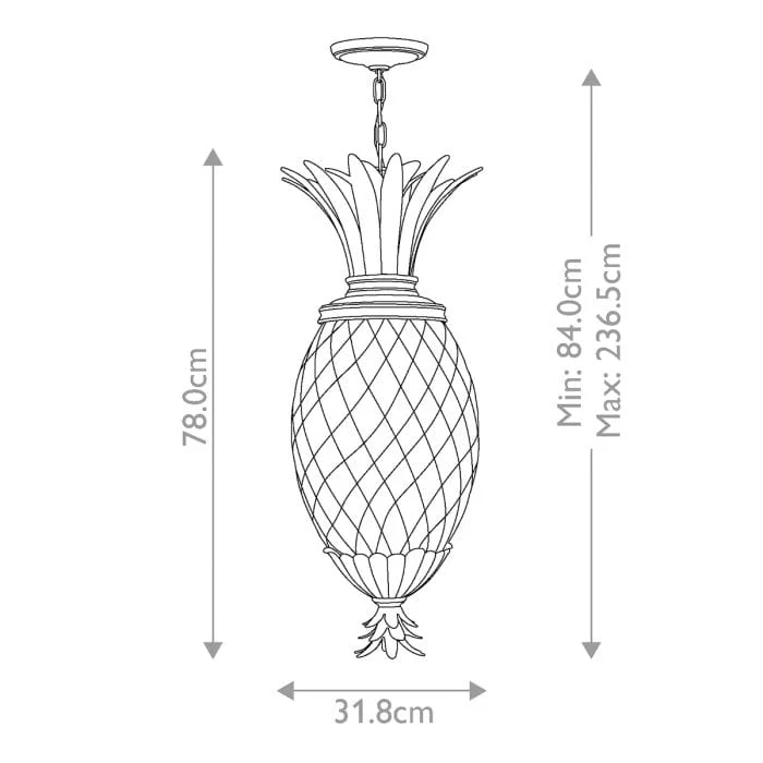 Suspension Années 80 Ananas